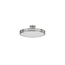 AFX Lighting, Inc. CAC12L5AJUDSN - Carlisle 12'' LED Semi-Flush,120-277V,13W,5 CCT,SN