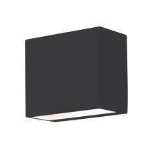 AFX Lighting, Inc. DKTW0504LAJUDBK - Dakota 5'' LED Outdoor Sconce, 120-277V, 12W, 5 CCT, BK
