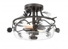 Minka-Lavery 2753-694 - Ponderosa Ridge - 2 Light Semi Flush