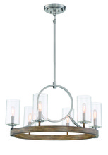 Minka-Lavery 4015-280 - Country Estates - 6 Light, 60W Candelabra Base