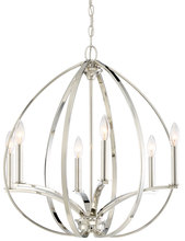 Minka-Lavery 4986-613 - Tilbury -  6 Light Pendant