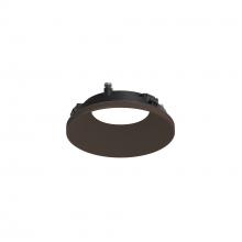 Nora NAPT-3RDNBZ - 3" Apollo Round Flangeless Downlight Trim, Bronze Finish