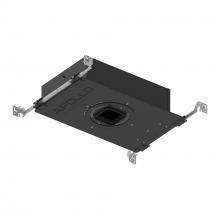 Nora NHAPIC-3S05L23025DC - 3" Apollo Square IC Airtight New Construction Housing w/ 0.5" to 0.875" Ceiling Collar,