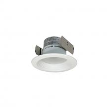 Nora NOX-43627WW/9 - 4" Onyx Square LED Retrofit Reflector 900lm / 14.5W, 2700K, White finish