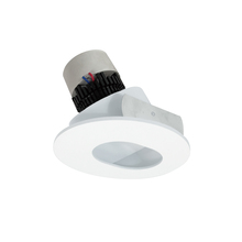 Nora NPR-4RSL27XMPW - 4" Pearl 120V LED Round Adjustable Slot Aperture Retrofit, 950lm / 10W, 2700K, Bright White Slot