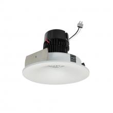 Nora NPRLV-4RNB40XMPW - 4" Pearl 12V LED Round Bullnose Retrofit, 1250lm / 10W, 4000K, Bright White Finish
