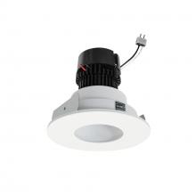 Nora NPRLV-4RPH35XMPW - 4" Pearl 12V LED Round Pinhole Retrofit, 950lm / 10W, 3500K, Bright White Pinhole / Bright White