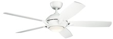 Kichler 330001MWH - Geno LED 54" Fan Matte White