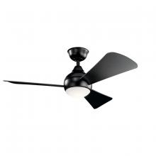 Kichler 330151SBK - Sola LED 3000K 44" Fan Satin Black