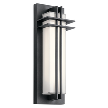 Kichler 49297BKTLED - Manhattan 16" LED Wall Light Textured Black