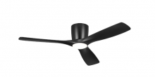 Kichler 300154SBK - 54 Inch Volos 3 Blade Indoor Ceiling Fan in Satin Black with Satin Black Blades