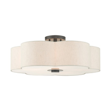 Livex Lighting 58068-92 - 5 Lt English Bronze Semi Flush