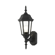 Livex Lighting 7551-14 - 1 Lt Textured Black Outdoor Wall Lantern