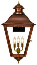 The Coppersmith SS44E - The CopperSmith State Street 33" Tall Copper Electric Wall Mount Outdoor Light Lantern Sconce