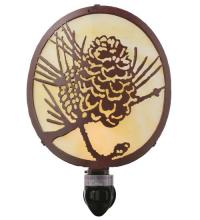 Meyda Green 111477 - 6" Wide Winter Pine Night Light