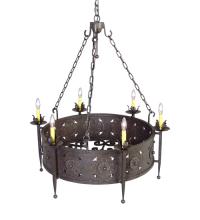 Meyda Green 120065 - 38" Wide Claudio 6 Light Chandelier