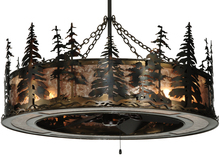 Meyda Green 135769 - 45" Wide Tall Pines with Uplights Chandel-Air