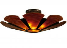 Meyda Green 137771 - 48" Wide Metro Fusion Elite Glass Semi-Flushmount