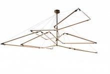 Meyda Green 174928 - 216"W Isotope Chandelier