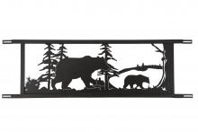 Meyda Green 179786 - 94.5" Wide Neversink Bridge Black Bear Decor