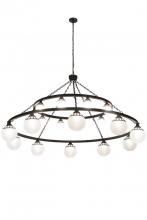 Meyda Green 182292 - 96"W Bola Tavern 20 LT Two Tier Chandelier