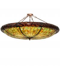 Meyda Green 235738 - 48" Wide Greenbriar Oak Semi-Flushmount