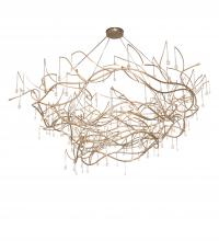 Meyda Green 250516 - 96" Wide Crystal Tear Drop Chandelier