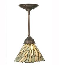 Meyda Green 50863 - 8" Wide Willow Jadestone Mini Pendant