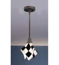 Meyda Green 82545 - 9" Wide Handkerchief Grand Prix Mini Pendant
