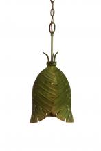 Varaluz 901M01 - Banana Leaf 1 Light Mini Pendant