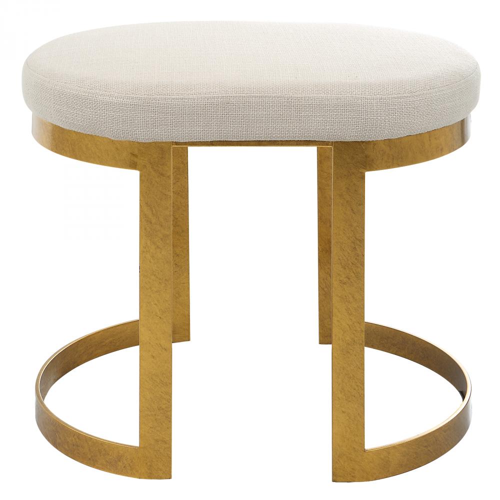 Uttermost Infinity Small Bench, Gold