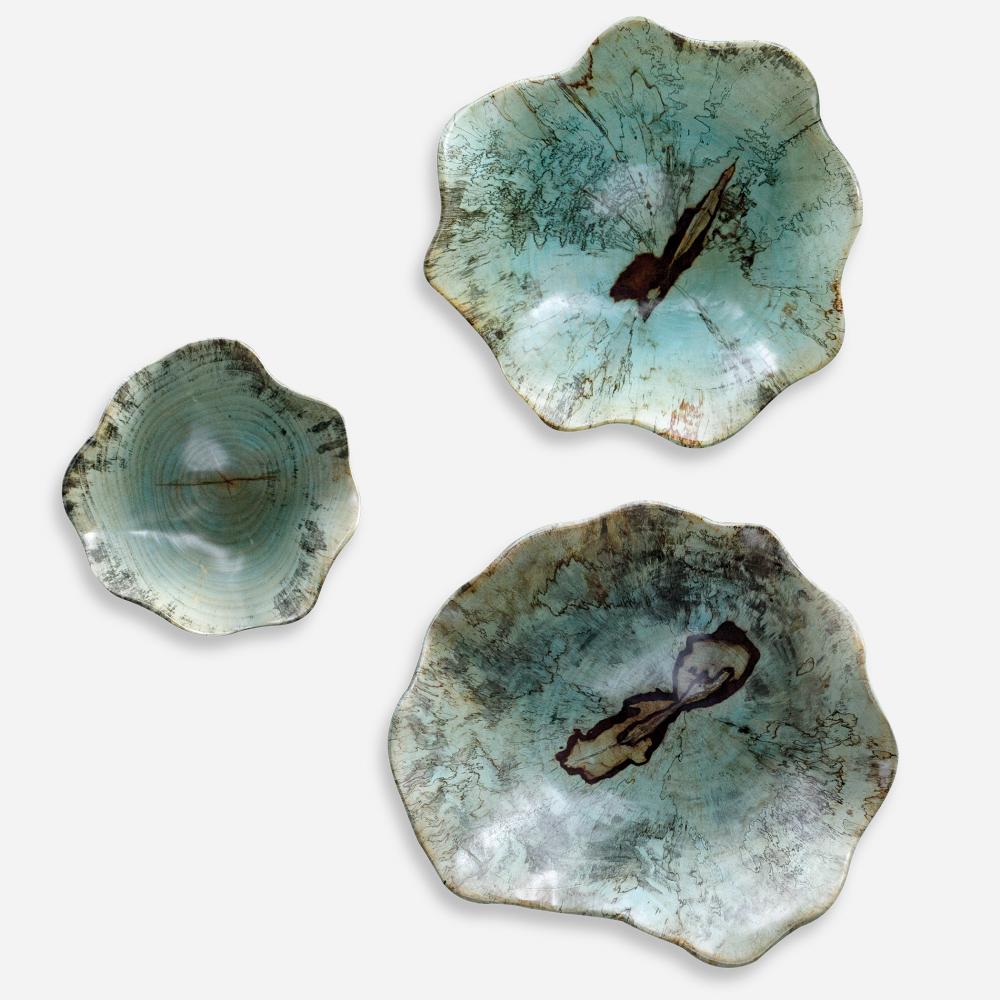 Uttermost Teo Wood Wall Art Set/3