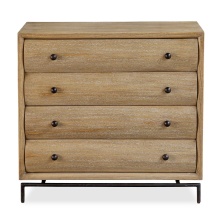 Uttermost 50122 - Uttermost Millard Curved 4 Drawer Chest
