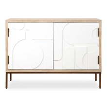 Uttermost 50129 - Uttermost Weimar 2 Door White Cabinet