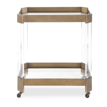 Uttermost 50156 - Uttermost Giselle Bronze Bar Cart