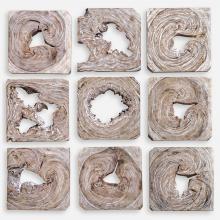 Uttermost 04177 - Uttermost Bahati Wood Wall Art Set/9