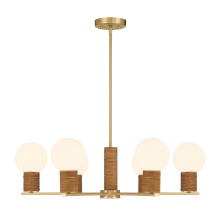 Savoy House 1-4080-6-322 - Jarrell 6-Light Chandelier in Warm Brass