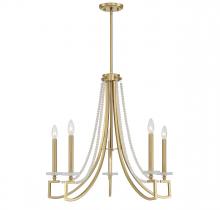 Savoy House 1-8803-5-322 - Helen 5-Light Chandelier in Warm Brass