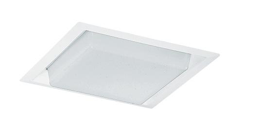10" Square Trim Drop Opal A19/21 - **DISCONTINUED - NO LONGER AVAILABLE**