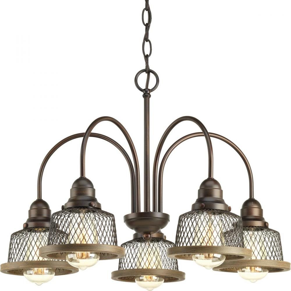 Tilley Five-Light Chandelier