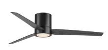 Progress P2588-31M30K - Braden 56" Integrated LED Indoor Matte Black Mid-Century Modern Ceiling Fan with Light Kit and W