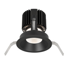 WAC US R4RD1T-WTWB-BK - Volta 4.5" Round Shallow Regressed Trim with LED Light Engine