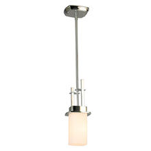 Eglo 203981A - 1 LT Mini Pendant w/ Chrome Finish & Frosted Opal Glass Shades