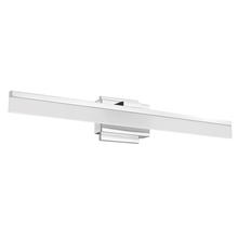 Eglo 97966A - 1 LT Integrated LED Bath/Vanity Light w/ Chrome Finish & Satin Acrylic Shade