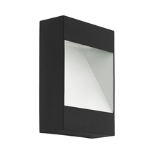 Eglo 98095A - 1 LT Integrated LED Outdoor Wall Light w/ Black & White Finish