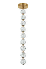 Craftmade 59492-SB-LED - Jackie 9 Light LED Pendant in Satin Brass