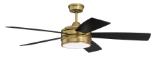 Craftmade BRX52SB5 - 52" Ceiling Fan w/Blades & LED Light Kit