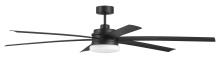Craftmade CLZ72FB6 - 72" Ceiling Fan w/Wi-Fi, DC Motor, Blades, LED Light Kit, Damp Rated