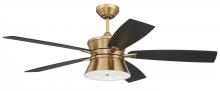 Craftmade DMK52SB5 - 52" Ceiling Fan w/Wi-Fi, DC Motor, Blades, LED Light Kit