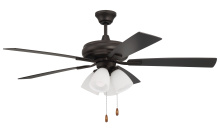 Craftmade ECF114ESP5-ESPWLN - 52" Ceiling Fan w/Blades, 4 White Frost LED Lights